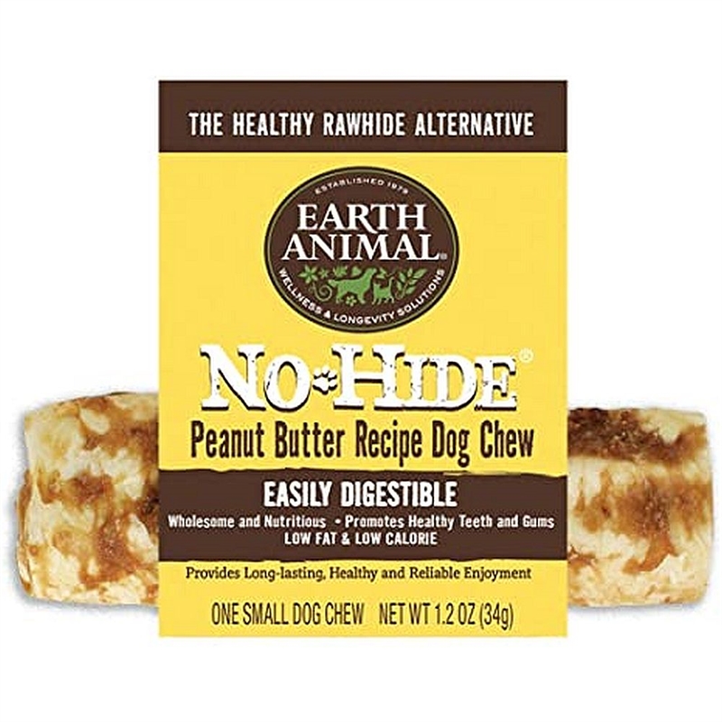 Earth Animal No Hide Peanut Butter Dog Chew Small
