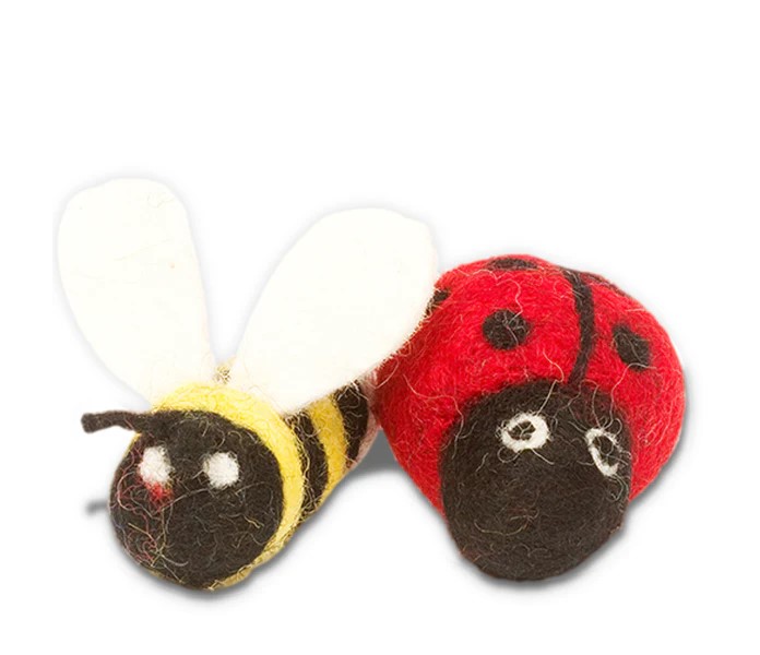 Karma Cat Ladybug & Bee - 2 Pack
