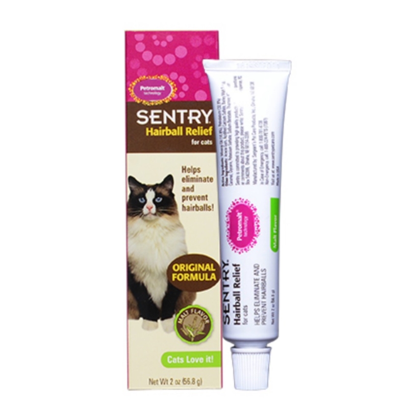 Sentry Petromalt Hairball Remedy - 4.4oz tube