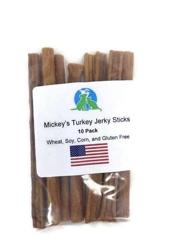 Mickey's USA Turkey Jerky Sticks - 10 Pack