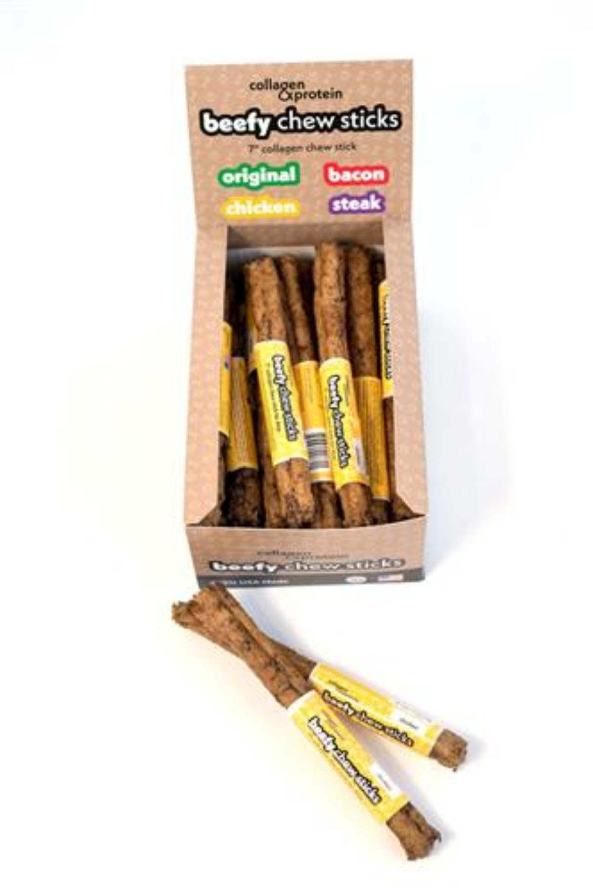 Frankly Pet Collagen Beefy Chew Stick Chicken Flavor