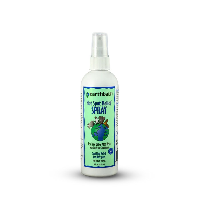 earthbath Tea Tree Oil & Aloe Vera Hot Spot Relief Spray - 8 fl oz