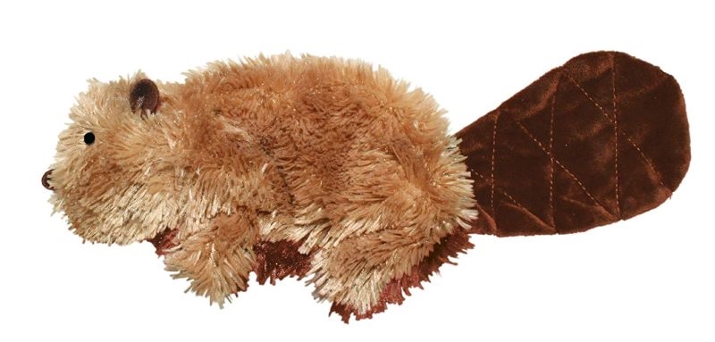 KONG Plush Beaver Dog Toy Small