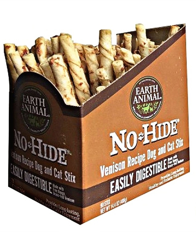 Earth Animal No Hide Venison Chew Stix -  90 Count
