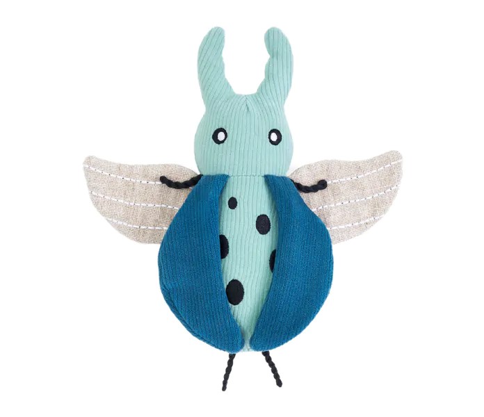 ZippyPaws ecoZippy Corduroy Critter Beetle Dog Toy