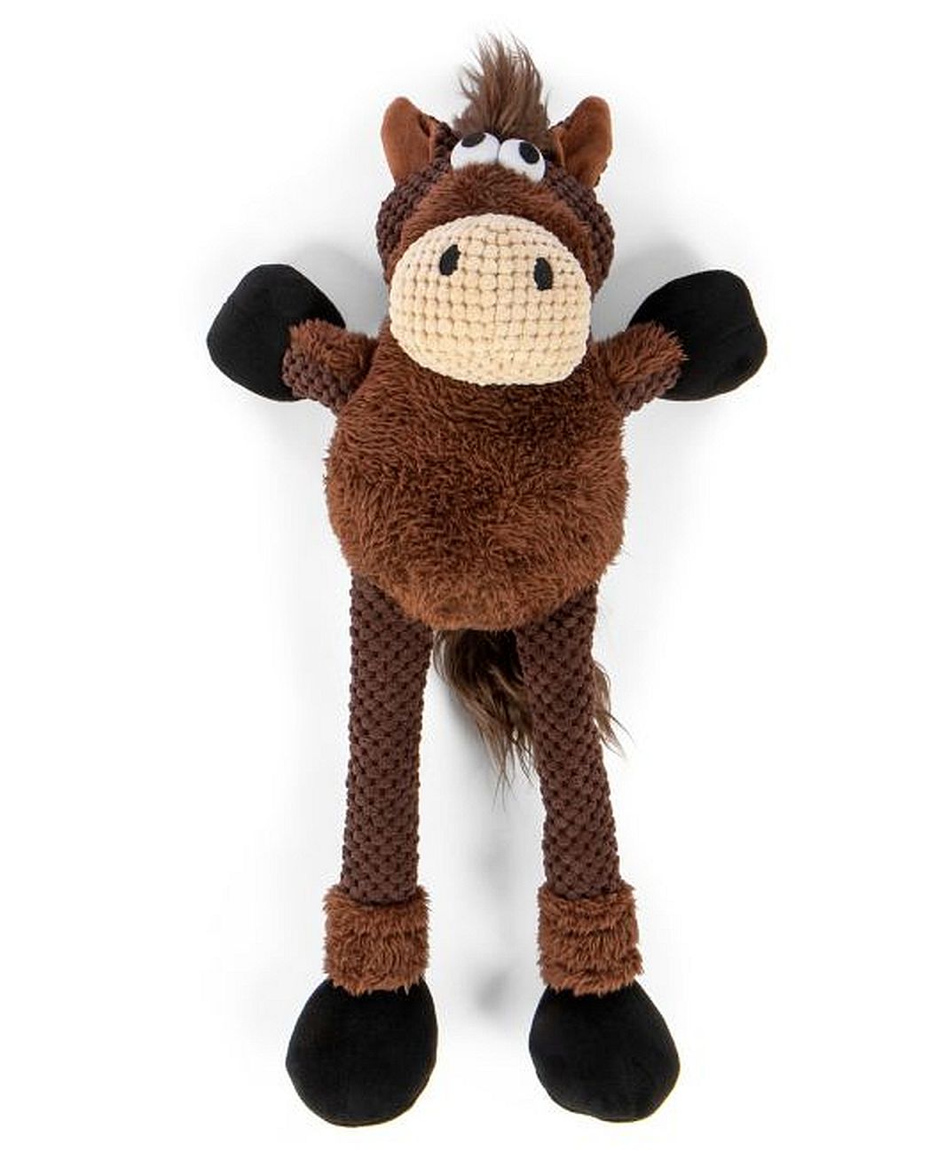 goDog Checkers™ Skinny Horse Dog Toy with Chew Guard - Large