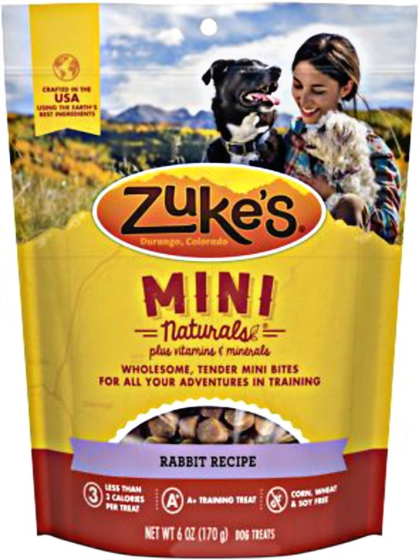Zuke's Mini Naturals Rabbit Recipe Dog Treats - 6oz Bag